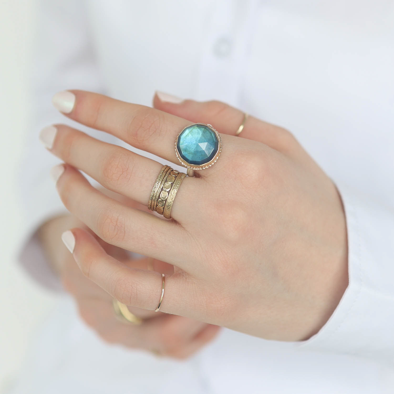 Jamie Joseph Trunk Show: Ring 42,Labradorite,7