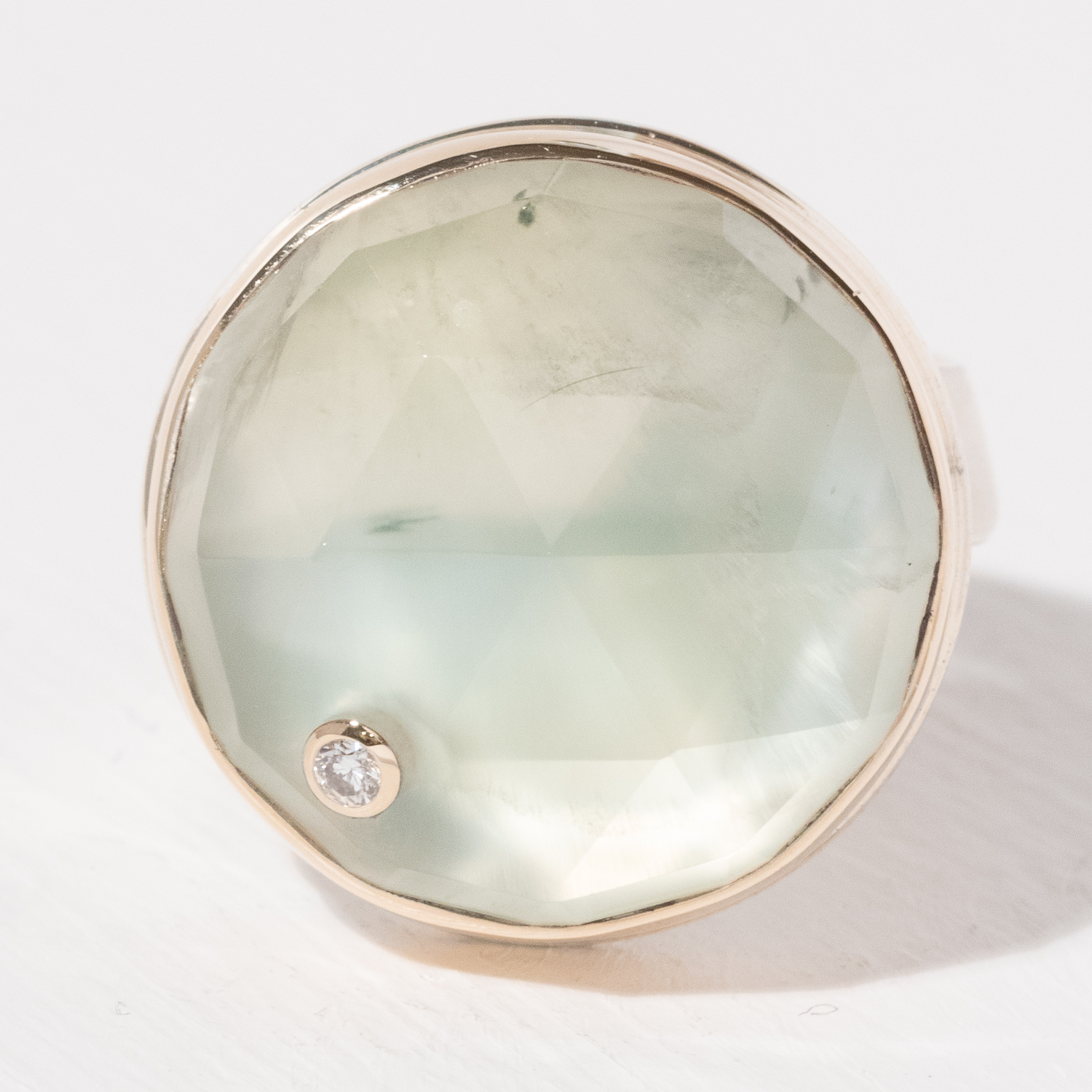 Jamie Joseph Trunk Show: Ring 54,Prehnite,7.5