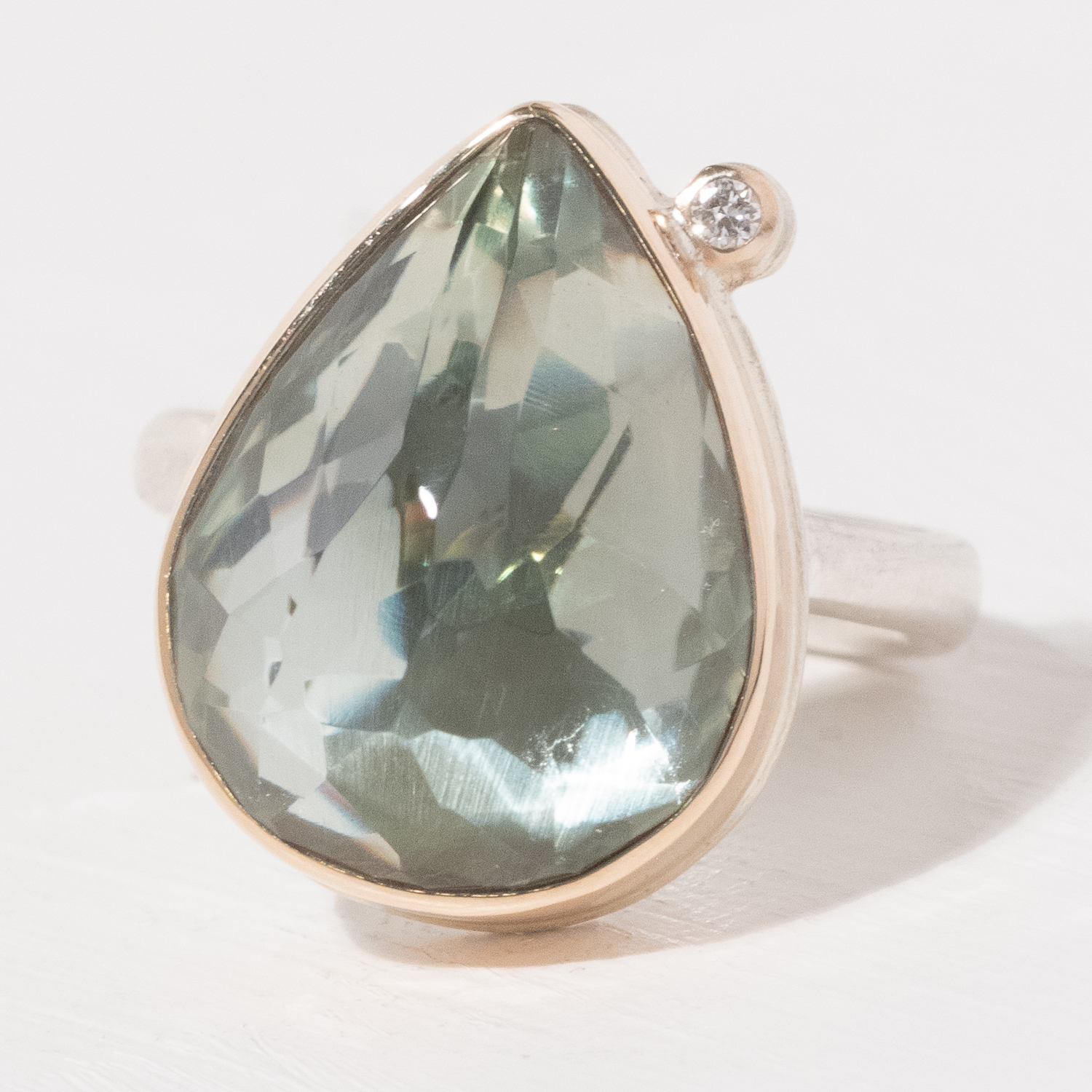 Jamie Joseph Trunk Show: Ring 6,Mint Quartz , Size 7