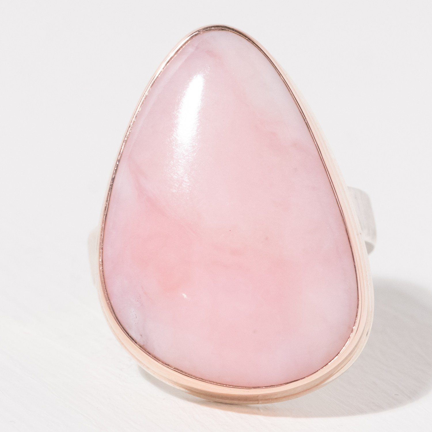 Jamie Joseph Trunk Show: Ring 64,Pink Peruvian opal,7.5