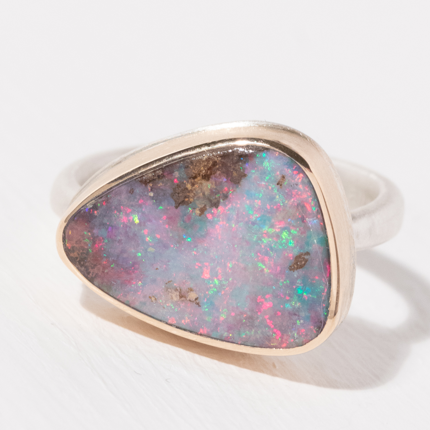 Jamie Joseph Trunk Show: Ring 75,Boulder opal,7.5
