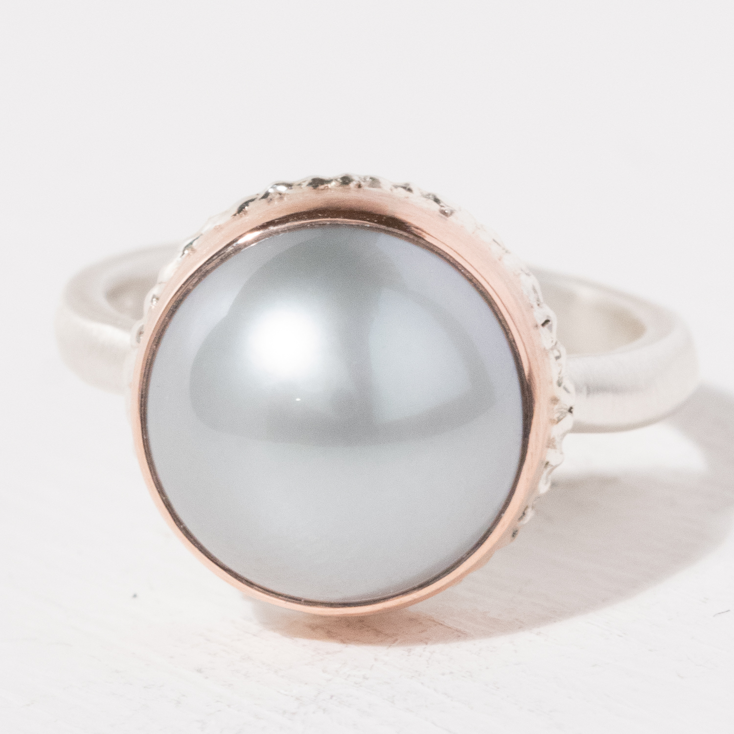 Jamie Joseph Trunk Show: Ring 80, Tahitian Pearl, Size 7