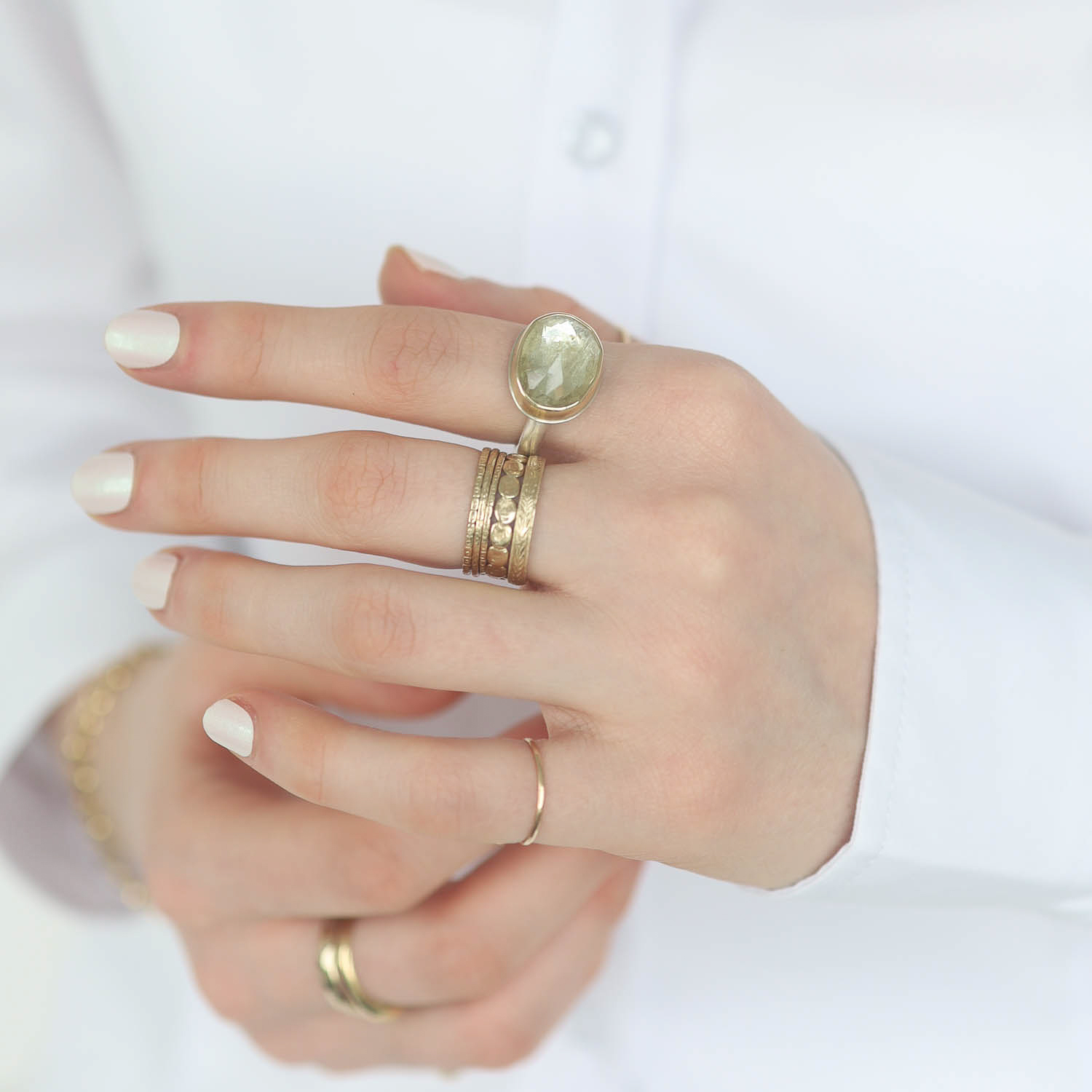 Jamie Joseph Trunk Show: Ring 87, Yellow Beryl, Size 7