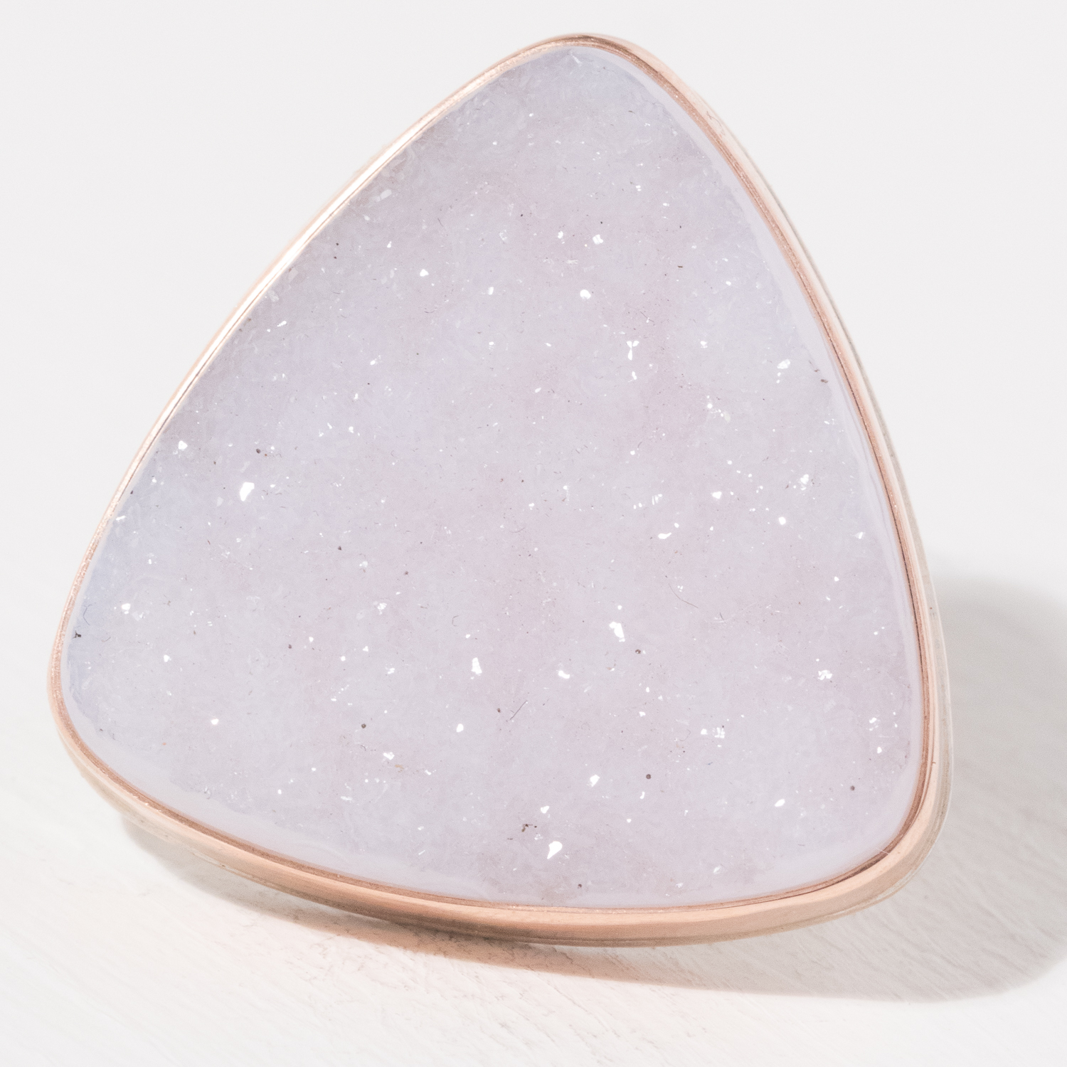 Jamie Joseph Trunk Show: Ring 94, Brazilian White Drusy, Size 8