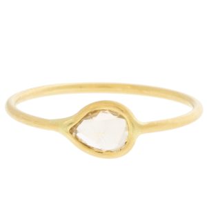 Margaret Solow :Ring,18 k,0.49ct Diamond,51 sz. 7
