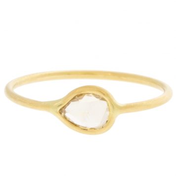Margaret Solow :Ring,18 k,0.49ct Diamond,51 sz. 7