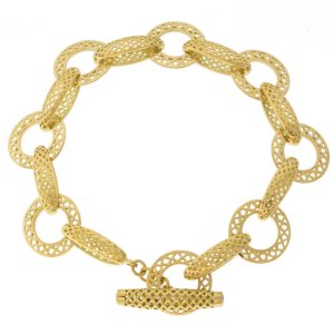 Ray Griffiths: gold b’let with Diamond toggle closure