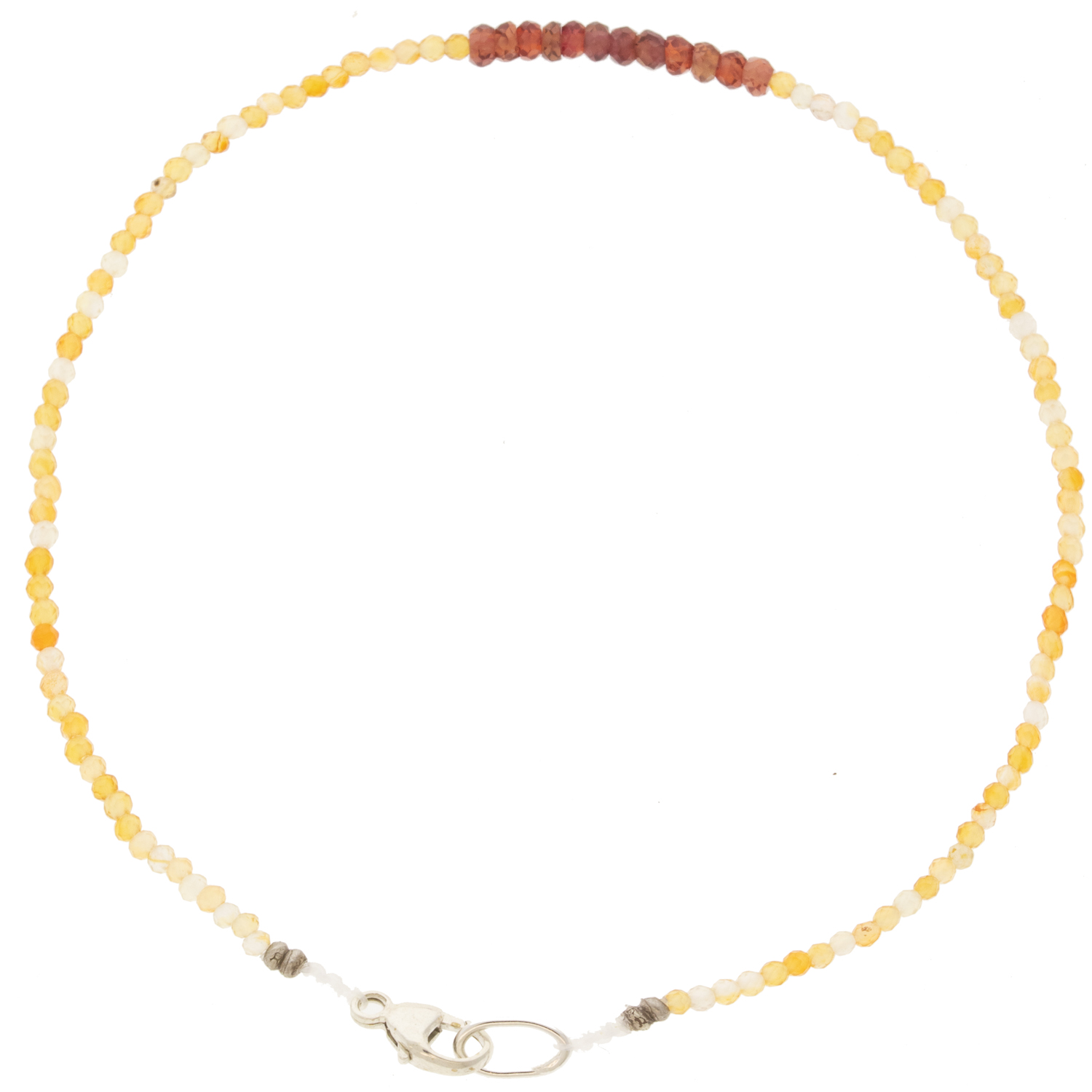 Margaret Solow : Bracelet,SS,Carnelian & ruby,32