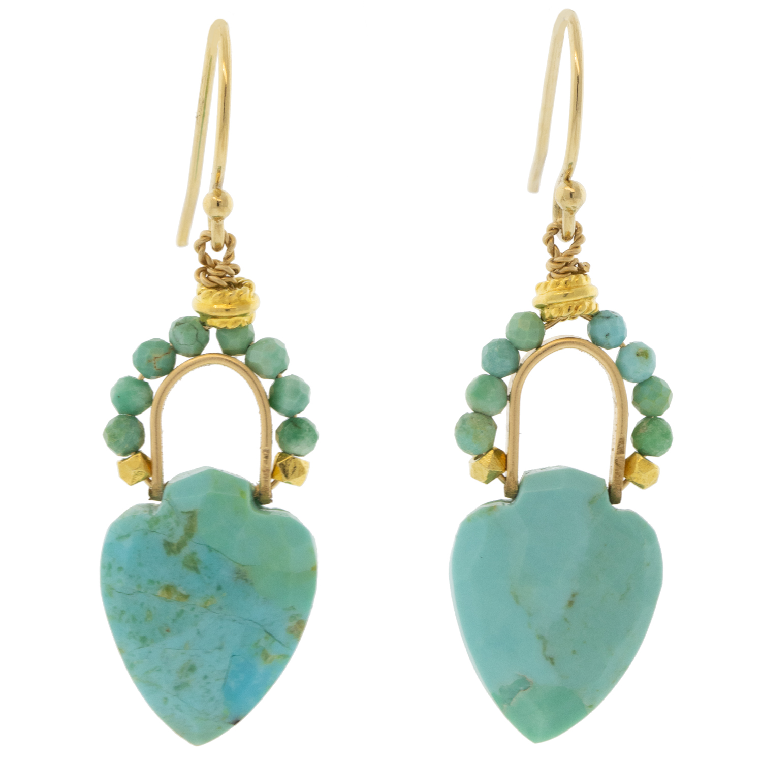 LuLu: Enya Earrings, Turquoise