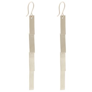 Jane Diaz: Long Rectangular Cascade Earrings, SS