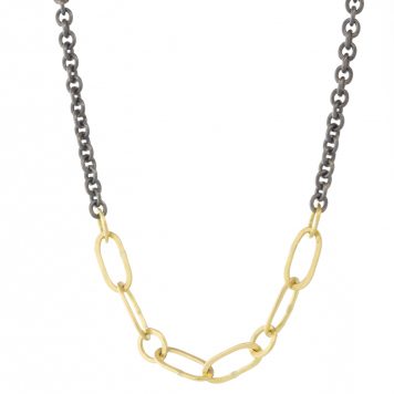 Sarah McGuire: Necklace,Echo Segment,18k/oxi,20"