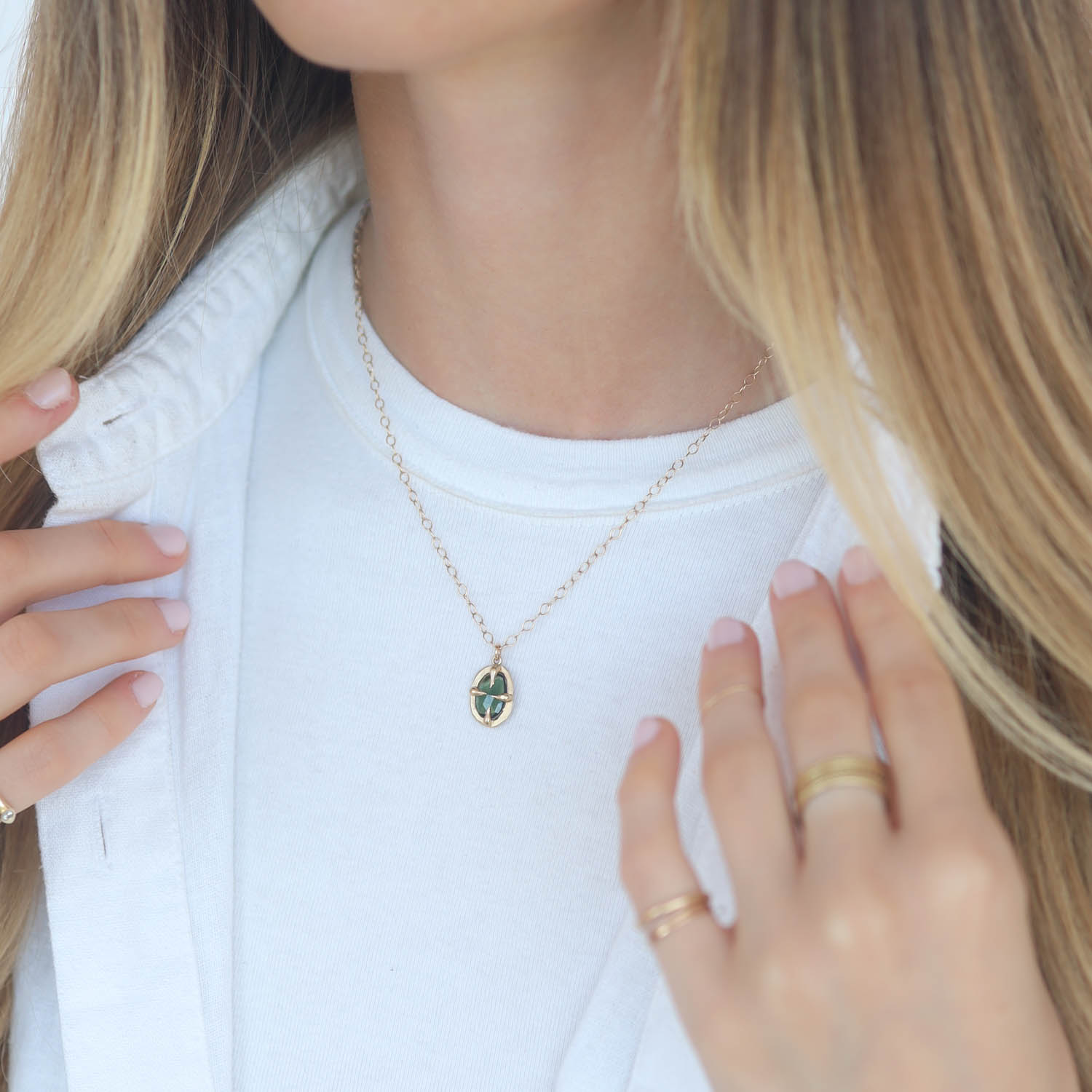 Victoria Cunningham Trunk Show: green tourmaline