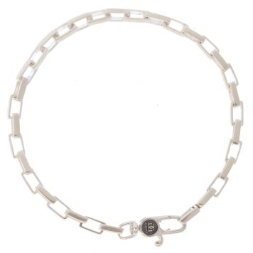 Gurhan: SS chain link bracelet rectangular link