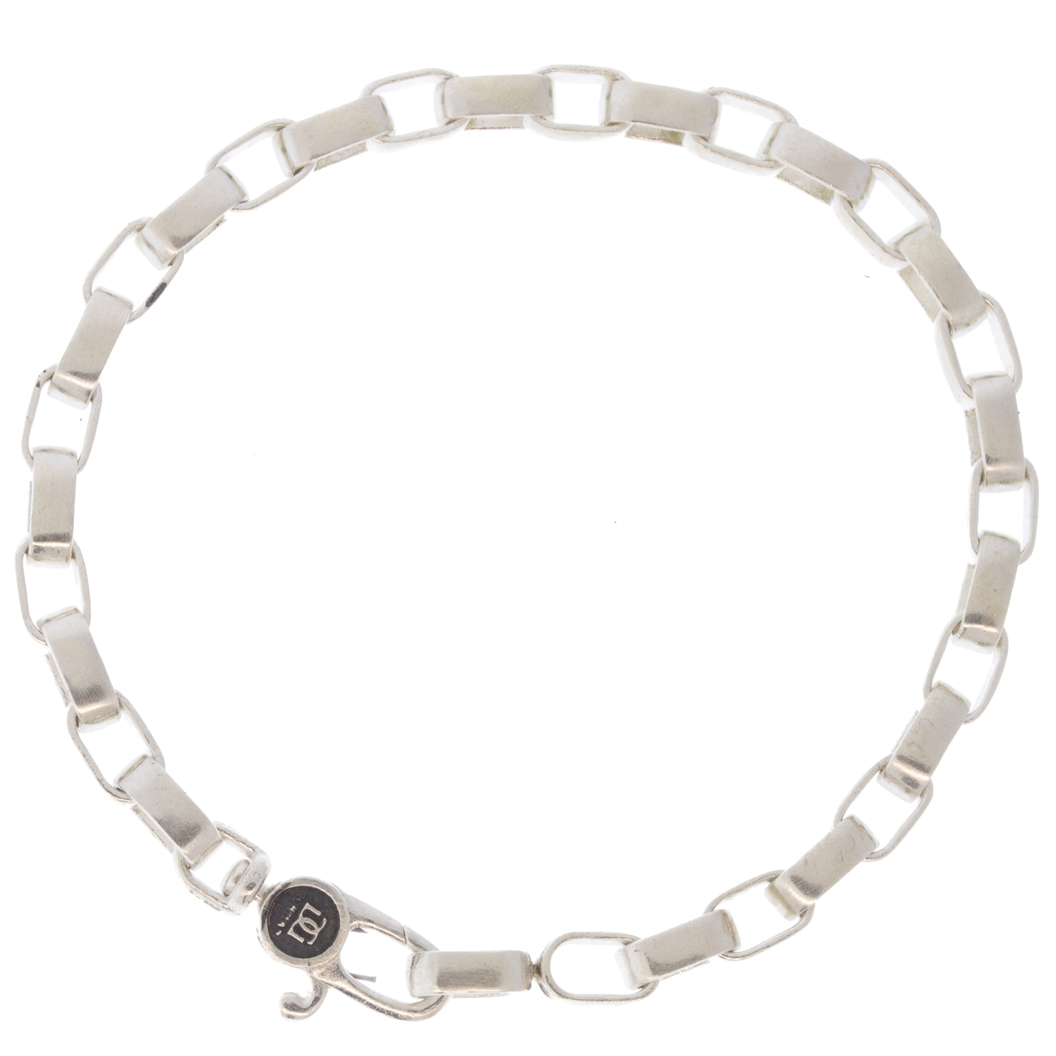 Gurhan: GURHAN Mens Sterling Silver Chain Link Bracelet, Oval Links, No Stone