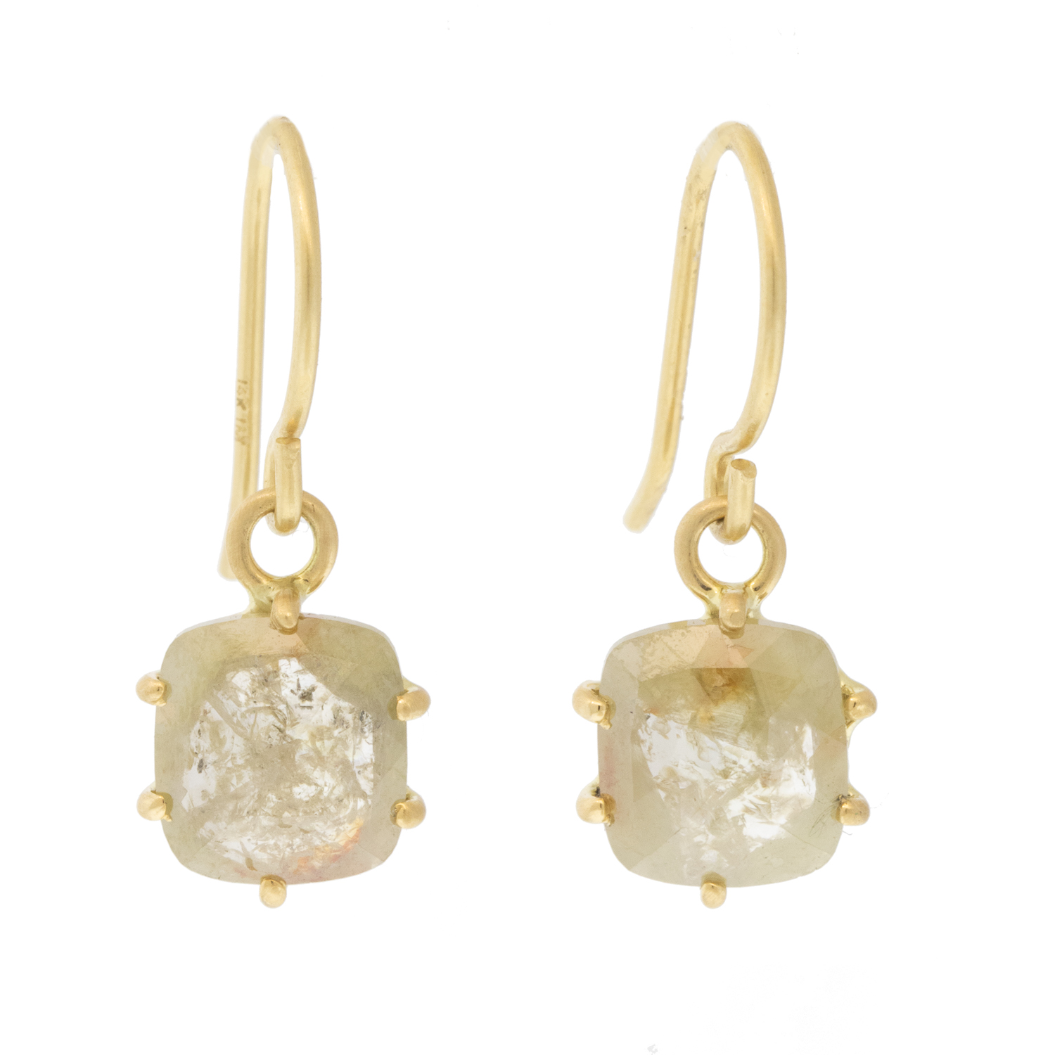 Margaret Solow:Earrings,14K Diamonds