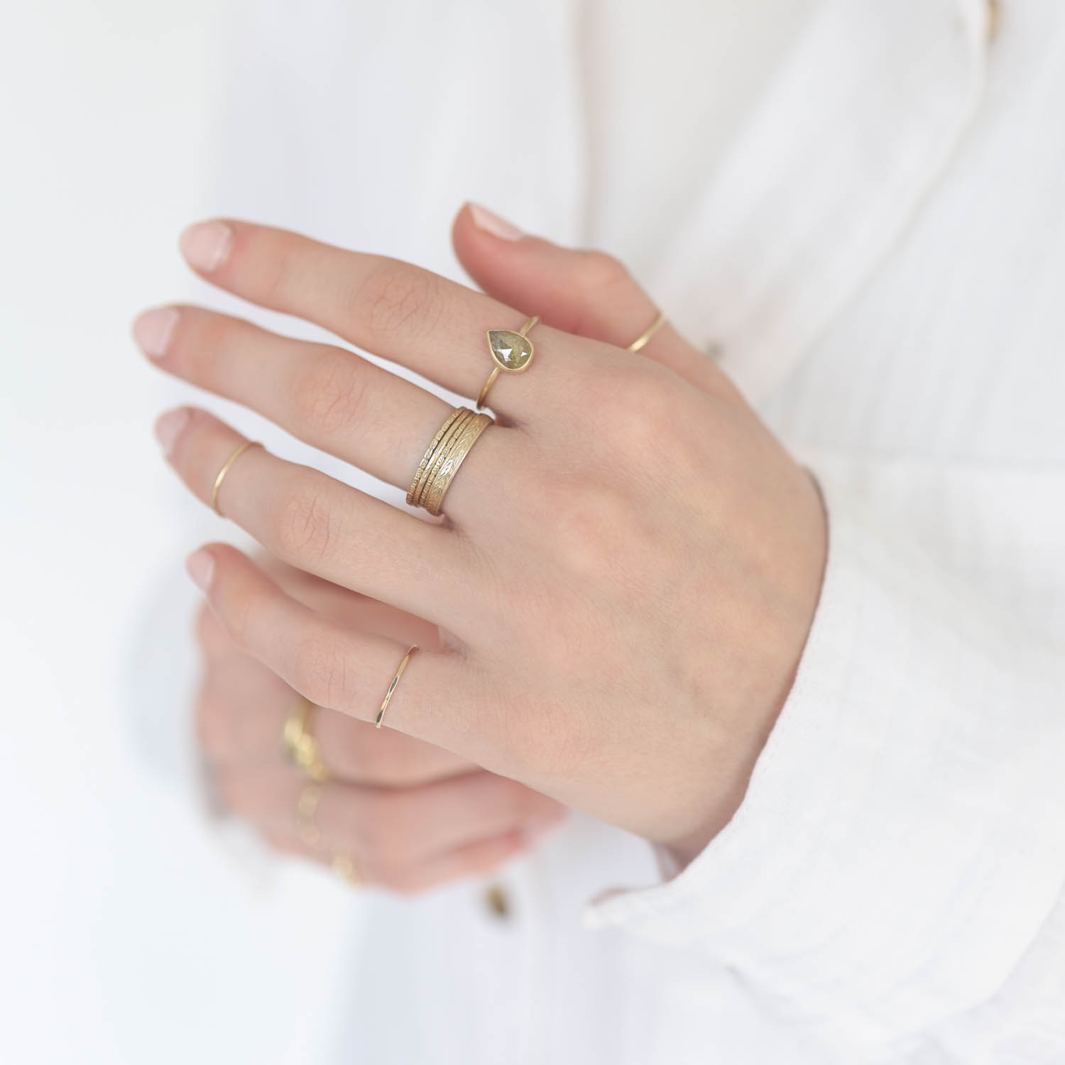 Margaret Solow: Ring,14K Diamond