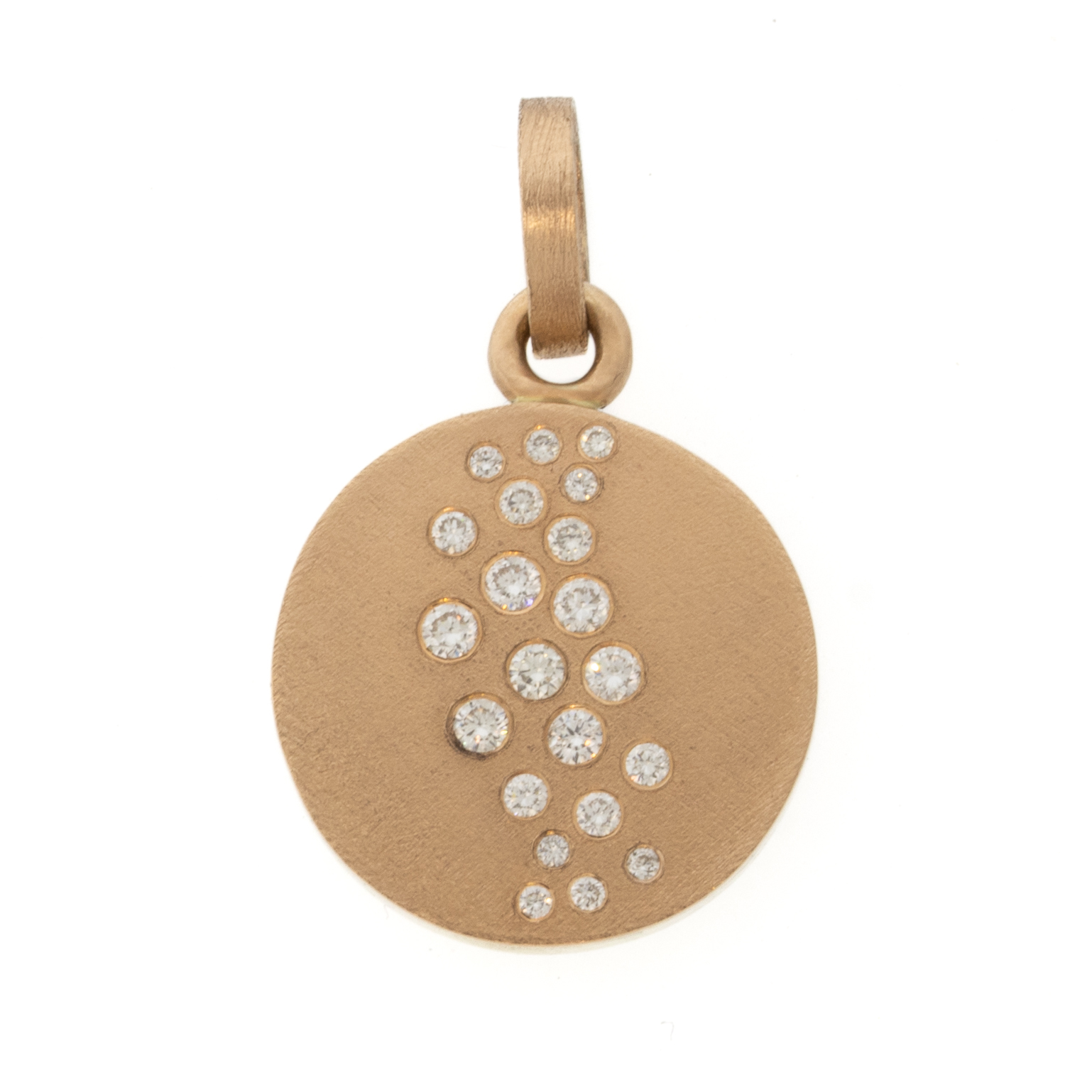 Rene Escobar Trunk Show:Necklace,aria rose gold,.50CT