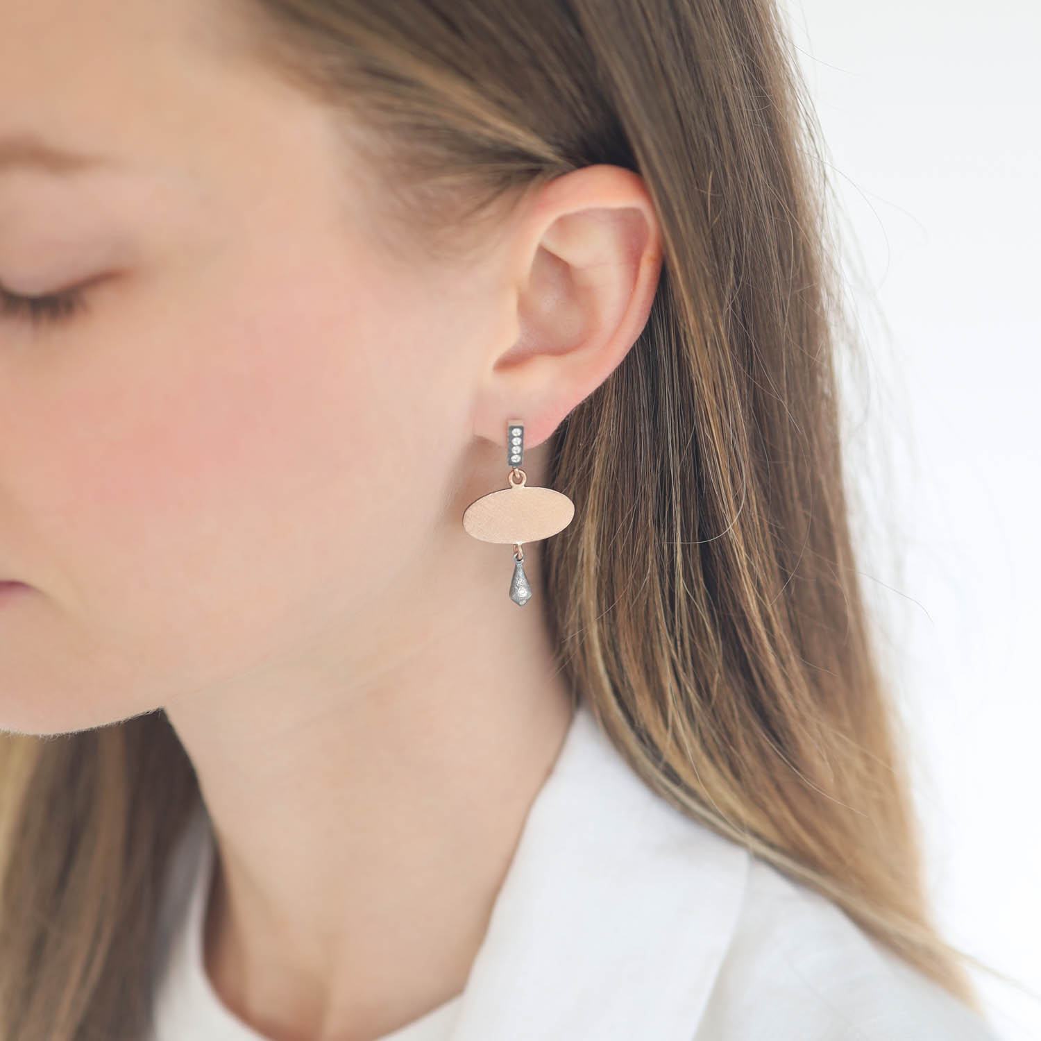 Rene Escobar Trunk Show:Earrings,Diana,0.16CT