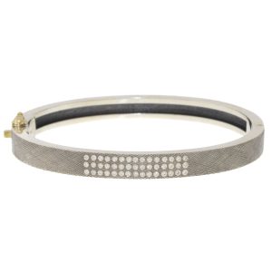 Rene Escobar :Bangle,IMAM ,6MM..25CT,SS