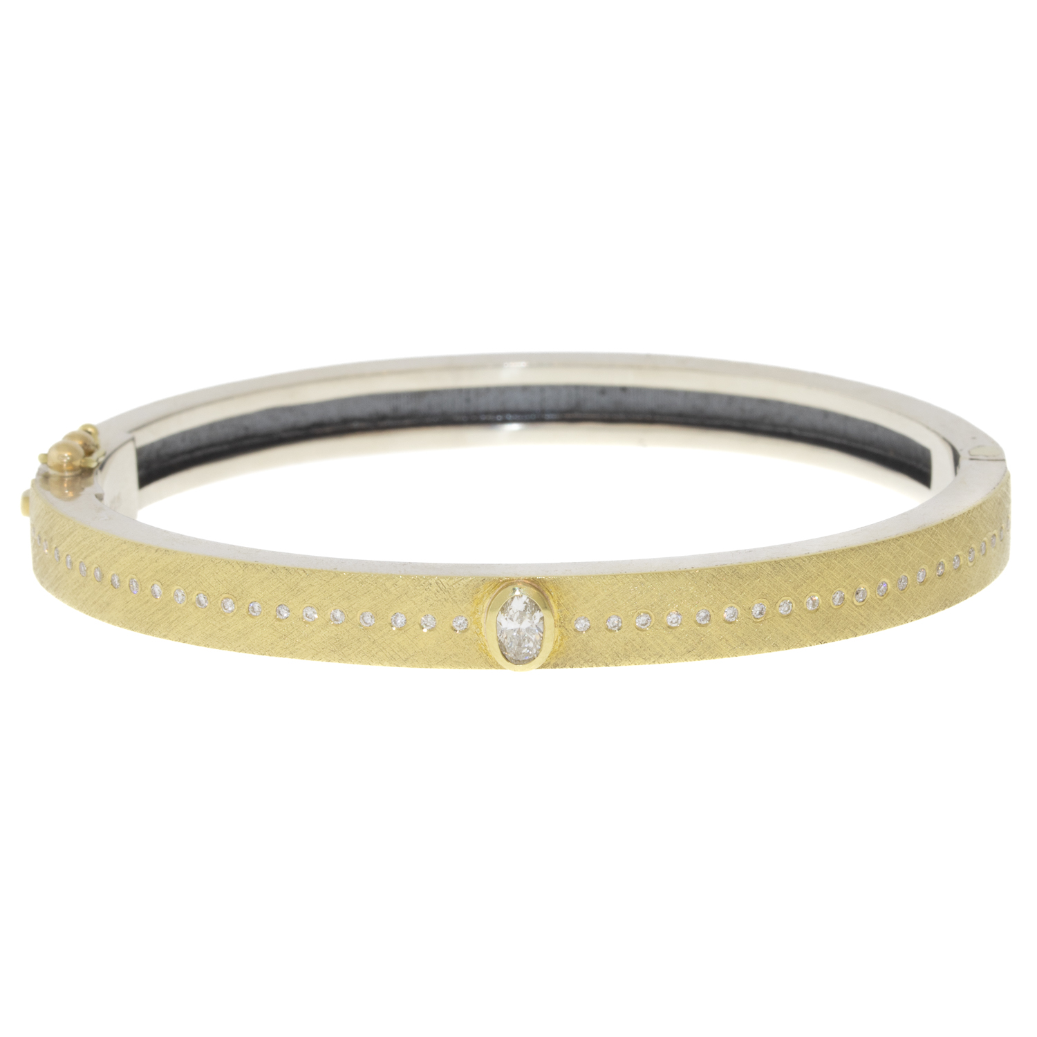 Rene Escobar Trunk Show:Bangle,Junia 6mm ,.45ct,OVAL