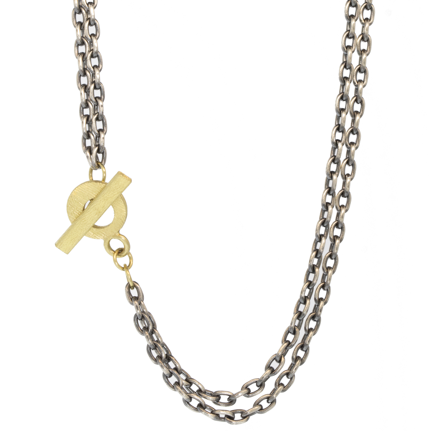 Rene Escobar Trunk Show:LUCIA YELLOW GOLD TOGGLE,32"