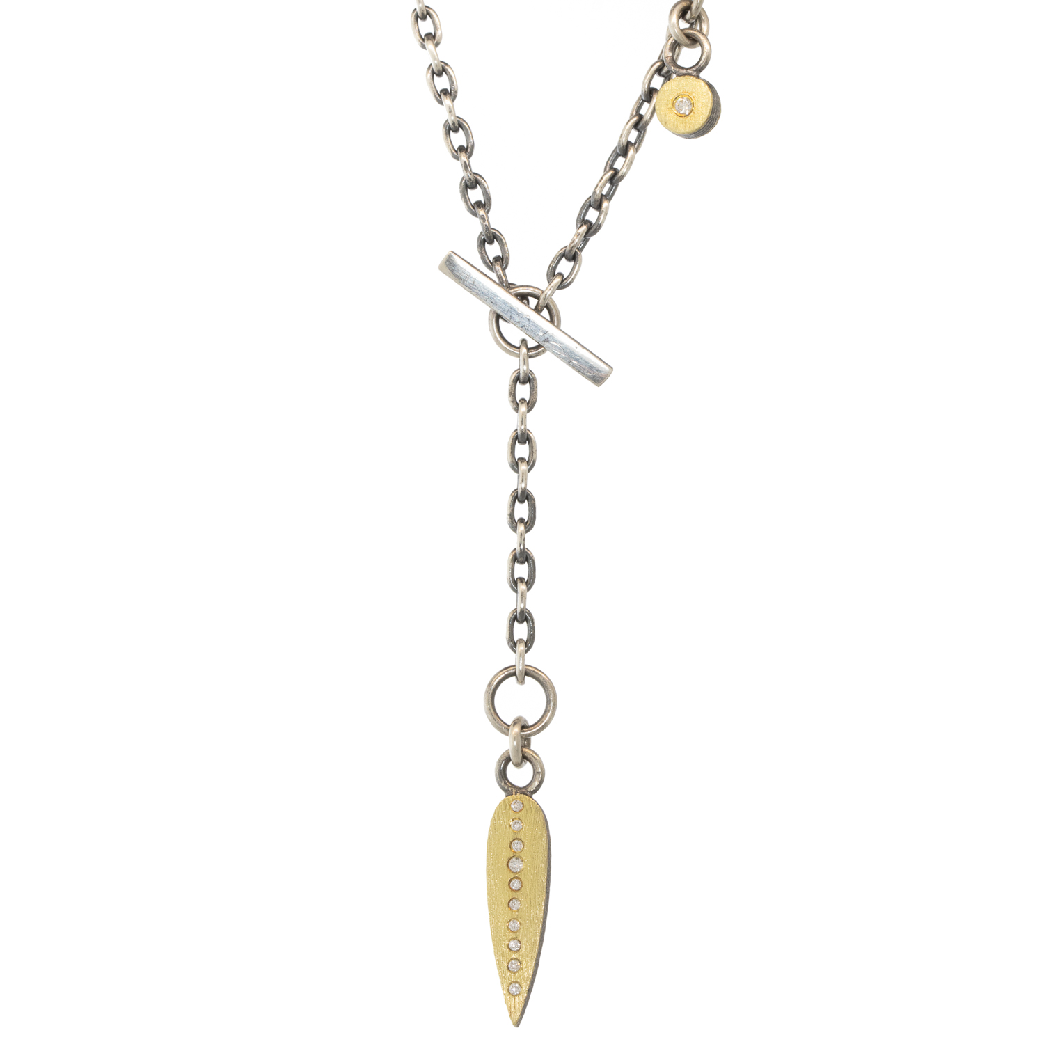 Rene Escobar Trunk Show:Palaso Lariat,Small,YG,.14CT