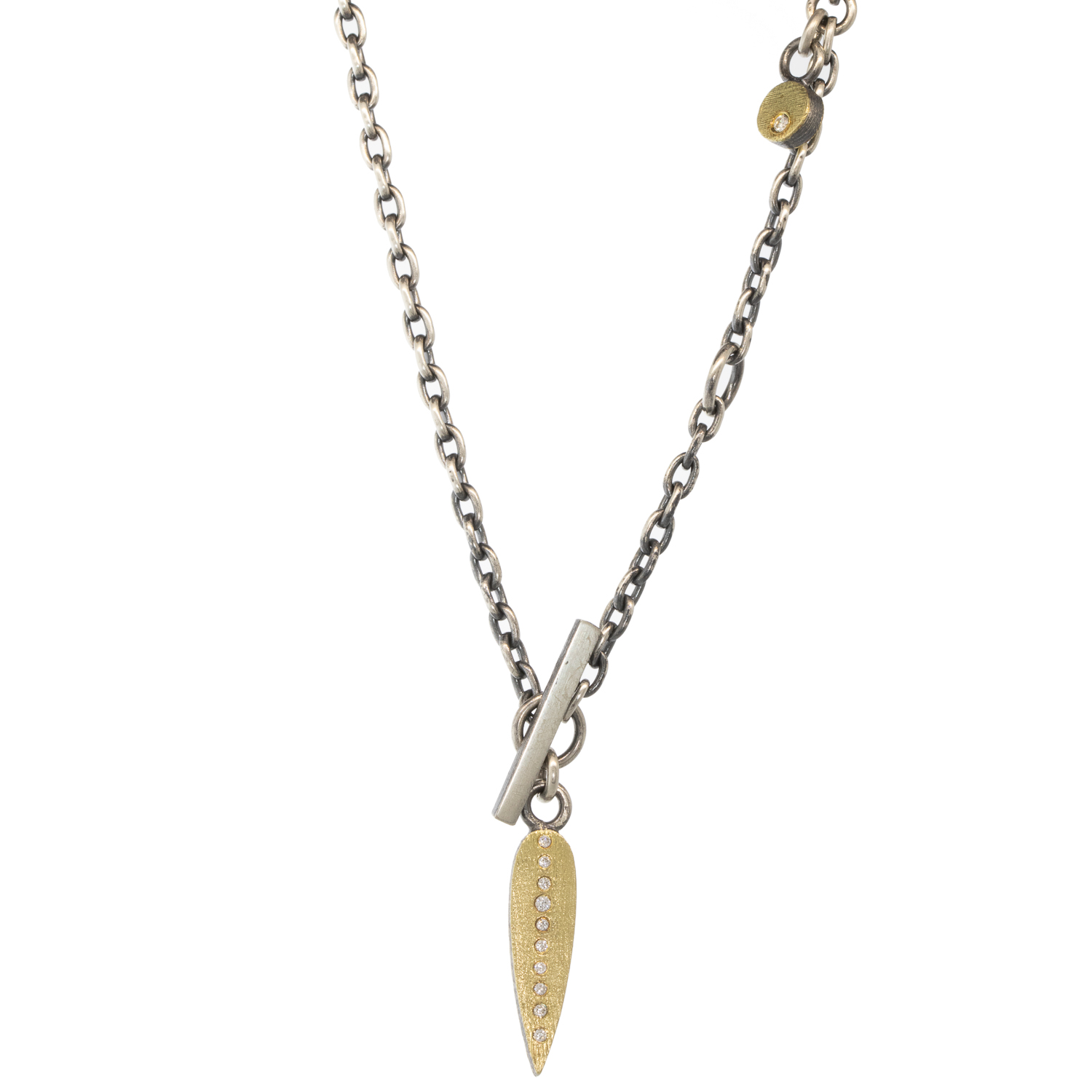 Rene Escobar Trunk Show:Palaso Lariat,Small,YG,.14CT