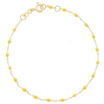 gigiCLOZEAU: Classic Gigi Bracelet, lemon, 18k yg, 6.7"