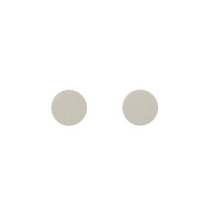 Jane Diaz : Disc Stud-Sterling Silver, 1/4" in diameter