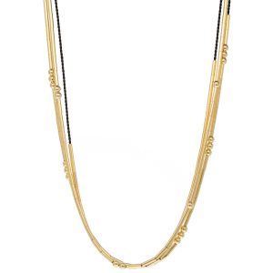 Abacus Row: Pictor Necklace - Black