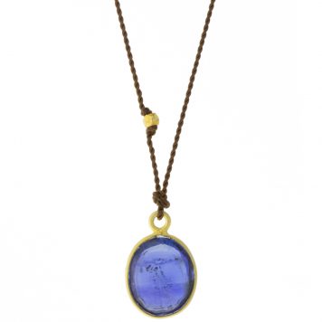Margaret Solow: 18k Kyanite Necklace