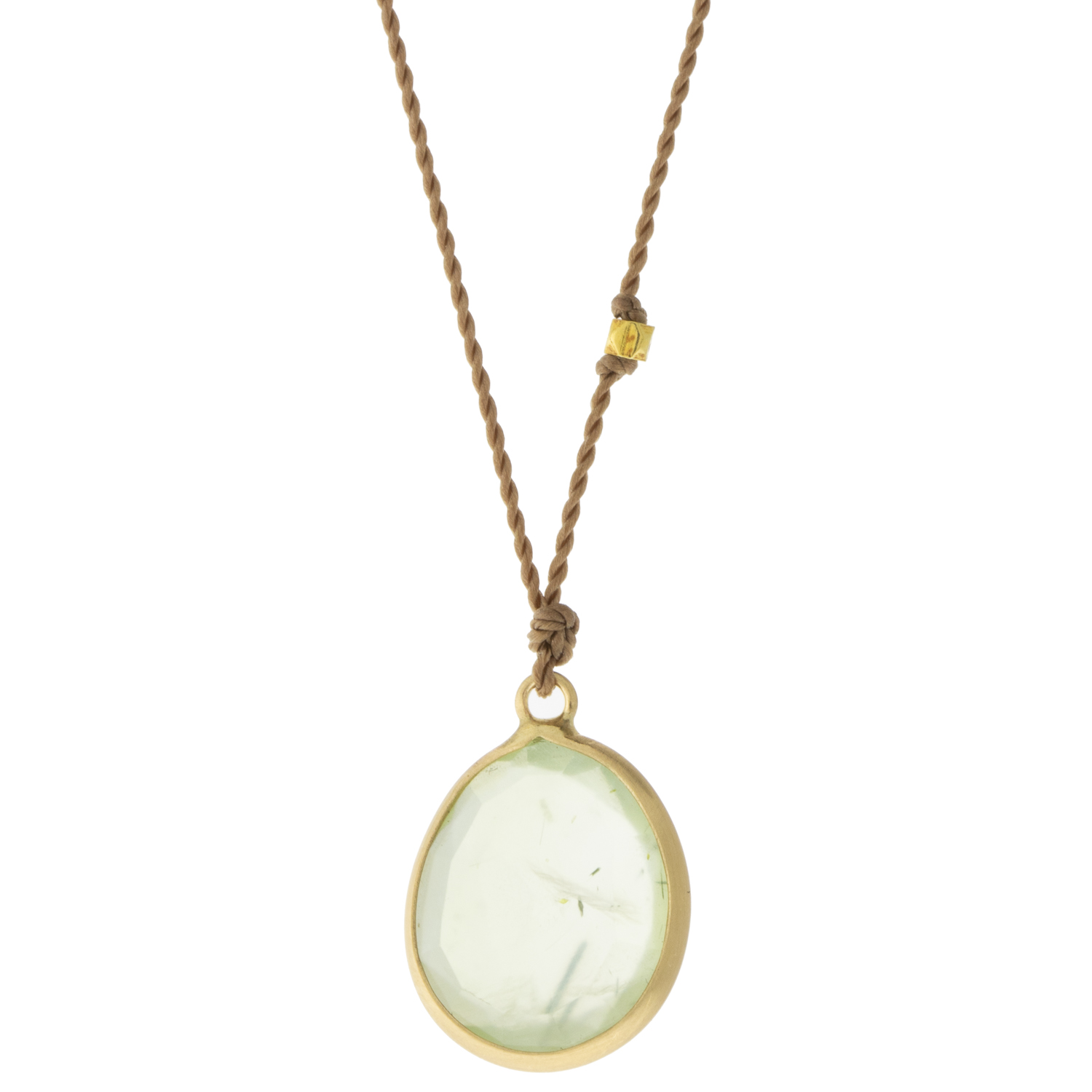 Margaret Solow: Necklace, 14k Gold,Prenhite