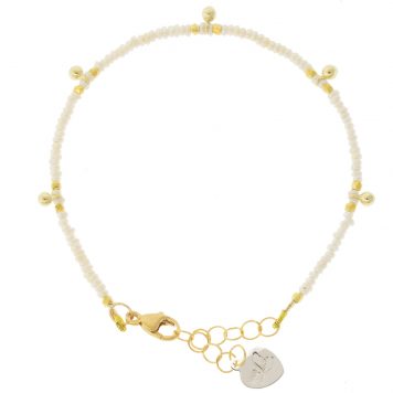 Lulu Designs: Palace Bracelet, White Pearl