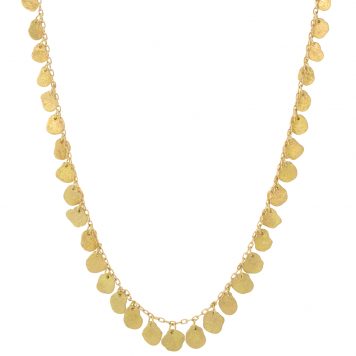 Sarah McGuire: Gold Kelp Necklace, 18k & 14k Chain