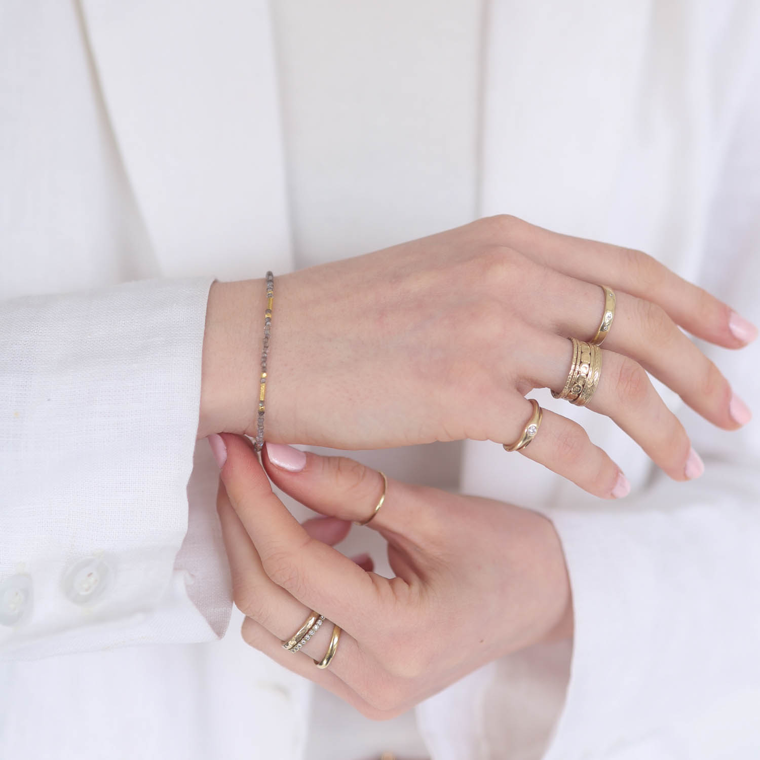 Lulu Designs: Zenith Bracelet, Labradorite