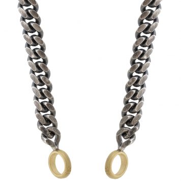 Erica Molinari:SS/ Heavy open ended curb chain 18k end links 17
