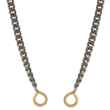 Erica Molinari:SS/Small open ended curb chain 18k end links 18