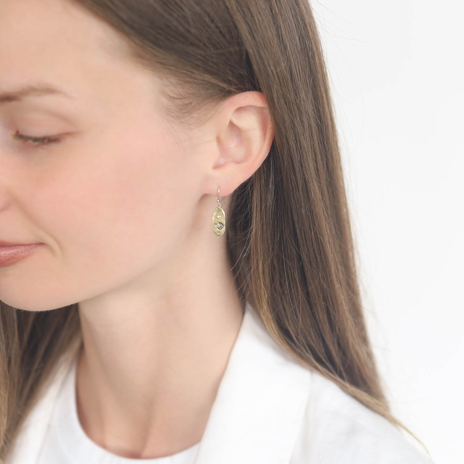 Victoria Cunningham Trunk Show: 14k limitless earrings1 x 1/4