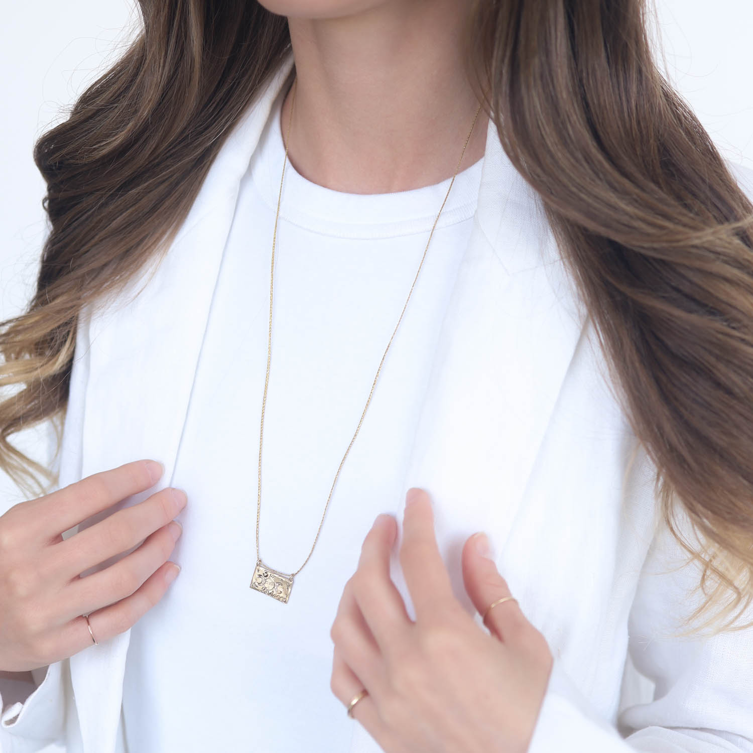Victoria Cunningham Trunk Show: 14k triple goddess (charm only) 9/16 x 13/16