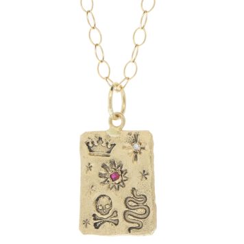 Victoria Cunningham Trunk Show: 14k alchemy (charm only) 3/4 x 1/2