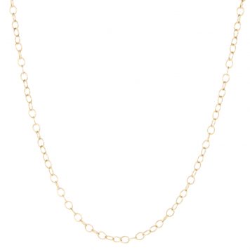 Victoria Cunningham: 14k Light Cable Chain - 16"