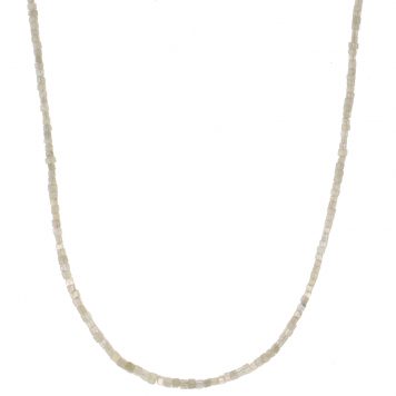 Alison Shiboski:Necklace,Grey diamond beads,SS clasp