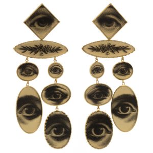 Anzu: Statement Earrings, "All Eyes on You," Gold Vermeil