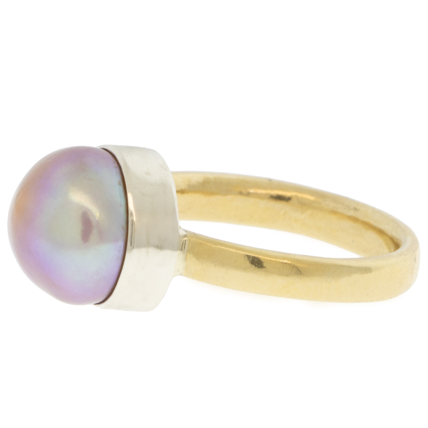 LuLu: Cleo Ring, Taupe Pearl, Size 7