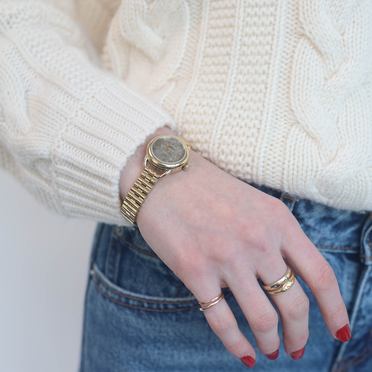 Shinola: Watch, Runabout 3H 25mm Petoskey Gold Bracelet