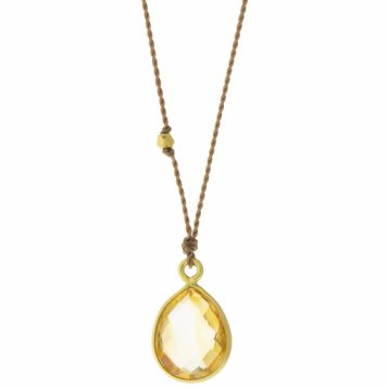 Margaret Solow: Necklace, 18k, Citrine