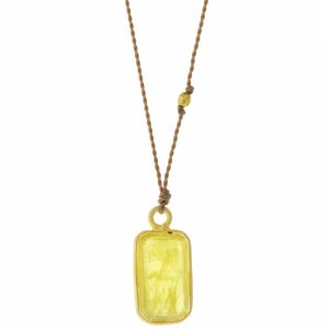 Margaret Solow: Necklace, 14k, Yellow Sapphire