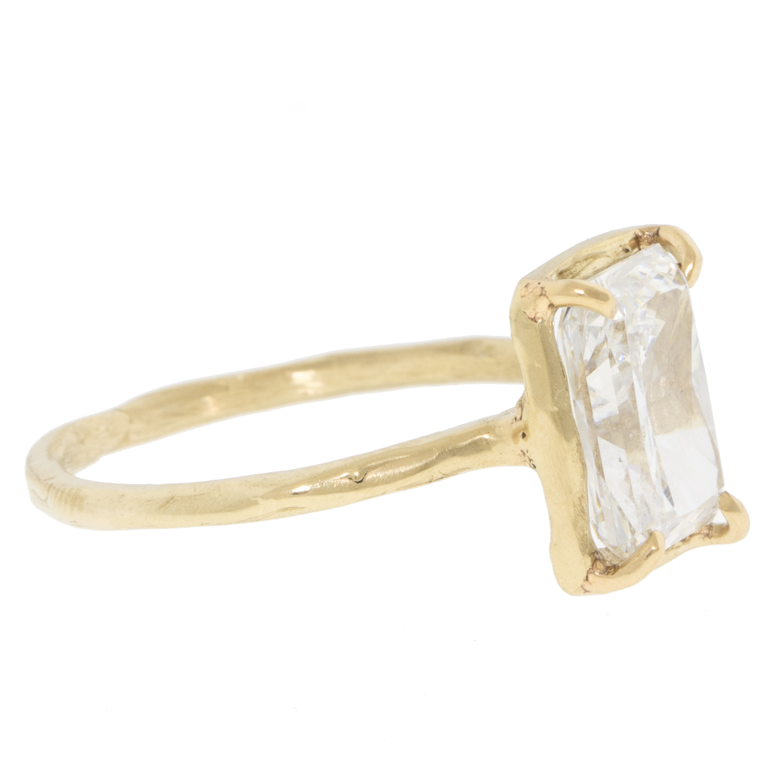 Robin Haley: Ring, Radiant Cut Lab grown,3 ct