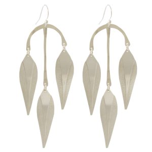 Carolyn Keys: Willow Small Earrings - Silver