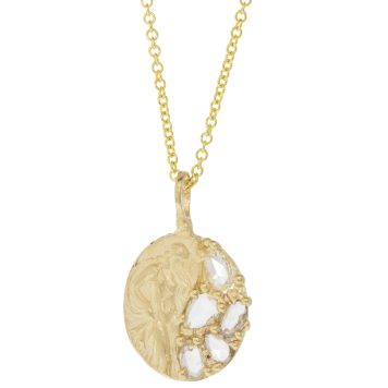 Atelier Narcé: Necklace, 14k YG, 0.5ct Diamonds
